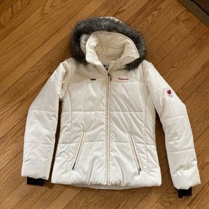 EUC Columbia WI Badgers Licensed Winter Coat sz S